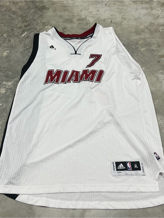 adidas Other - Miami Heat Basketball Jersey Men’s XL Adidas Dragic NBA White READ